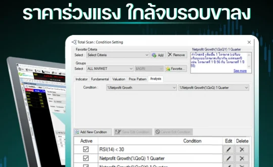 SCAN หุ้นพื้นฐานดี